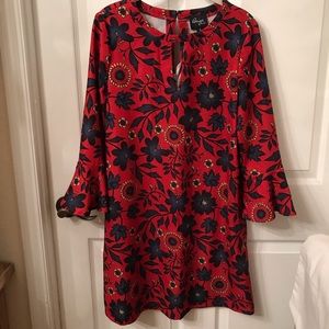 Red Floral dress by Beige by eci size - S